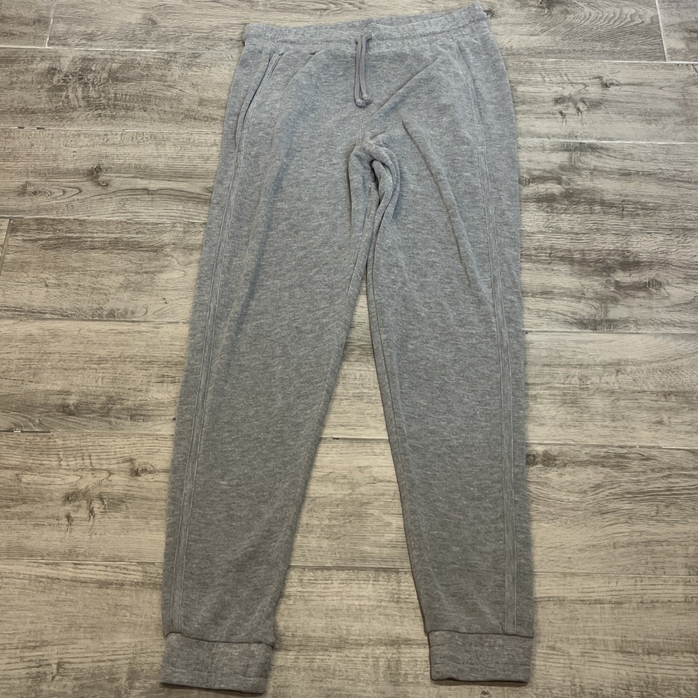 Free People FP Movement Back Into It Light Gray Sweatpants Joggers Pants Sz S
